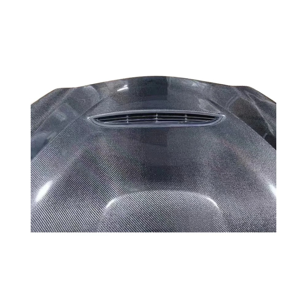 2014-2021  Q50 Real Carbon Fiber Front Hood Bonnet Cover New Condition with Included Clips